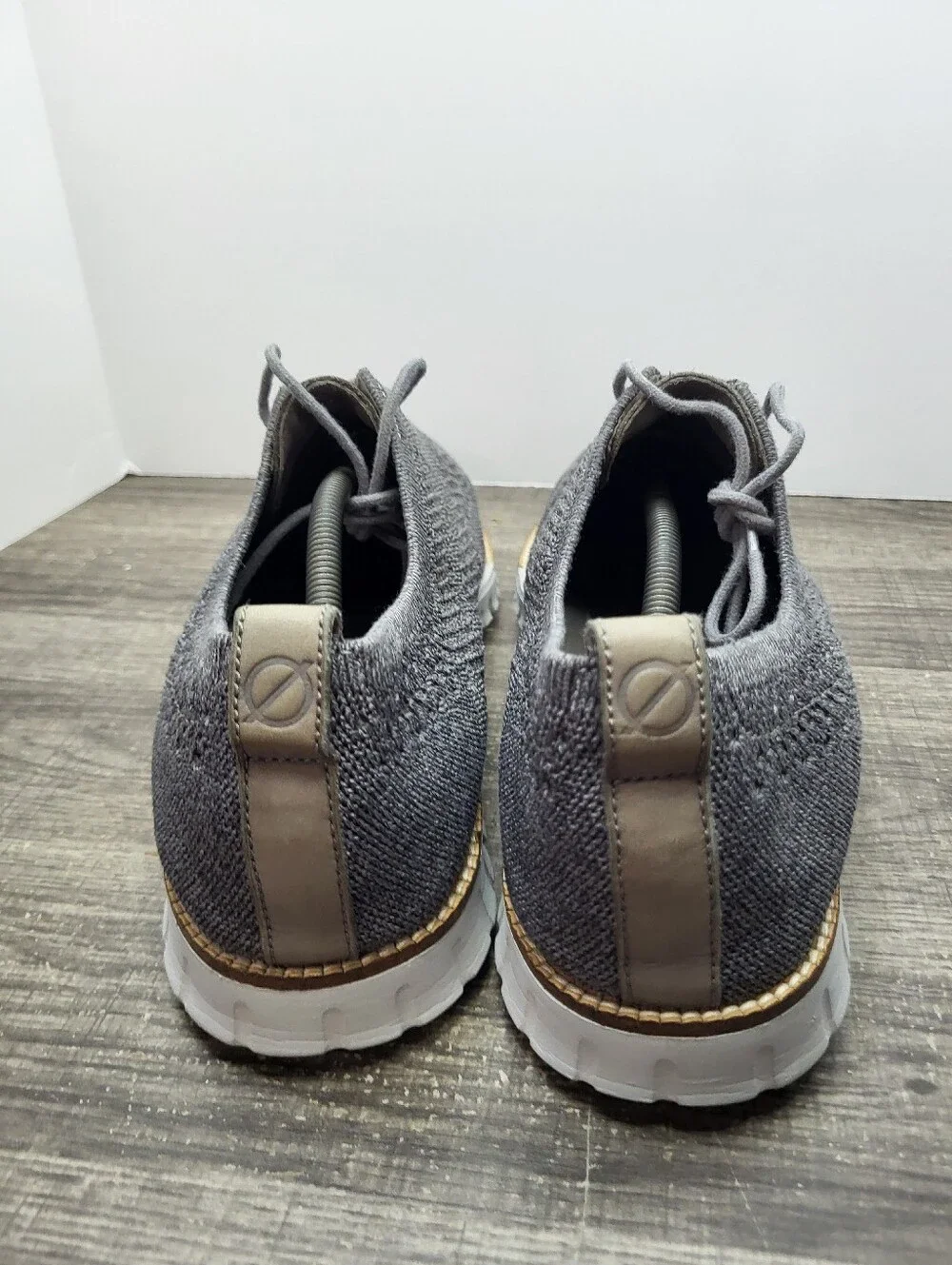 Cole Haan Zerogrand Stitchlite Gray Knit Sneaker Dress Shoes Men’s Size 13